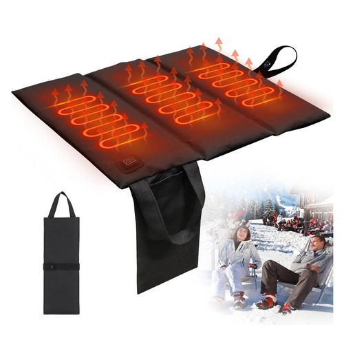 Heated seat cushion foldable - seat,