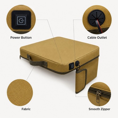 Portable usb heated - usb, seat