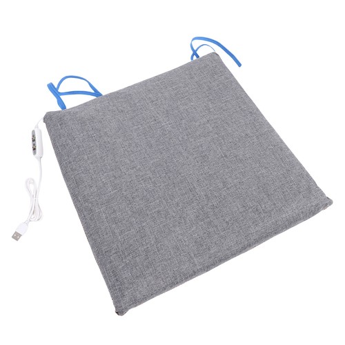 Usb heated cushion grey high - cushion,