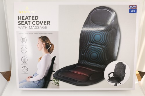 Heated seat cover - with, massage