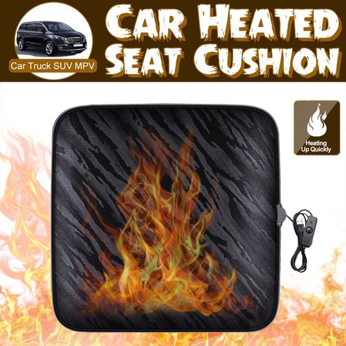 Heated car seat cushion - heated, cover